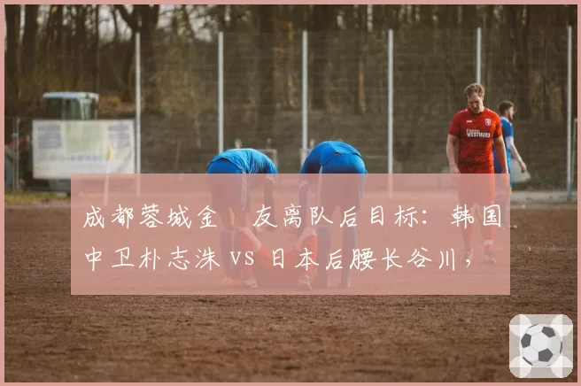 成都蓉城金敃友离队后目标：韩国中卫朴志洙 vs 日本后腰长谷川，东亚外援选择