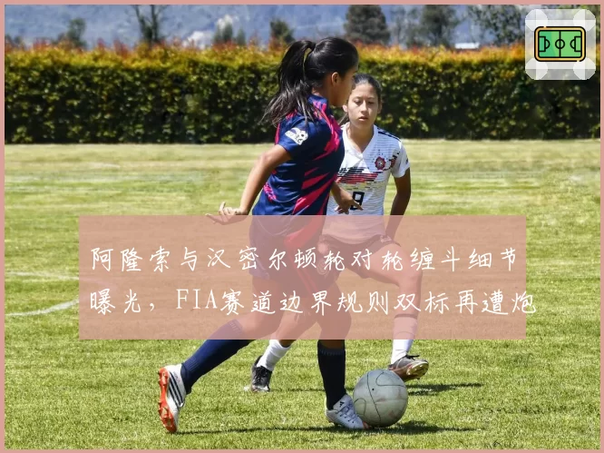 阿隆索与汉密尔顿轮对轮缠斗细节曝光,FIA赛道边界规则双标再遭炮轰