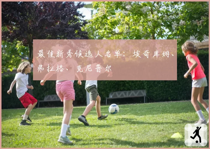 最佳新秀候选人名单：埃奇库姆、弗拉格、克尼普尔